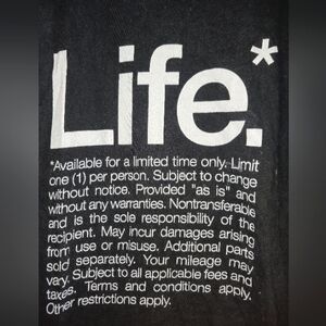 Black tank top w text